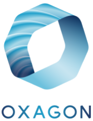  логотип Oxagon на английском язы
