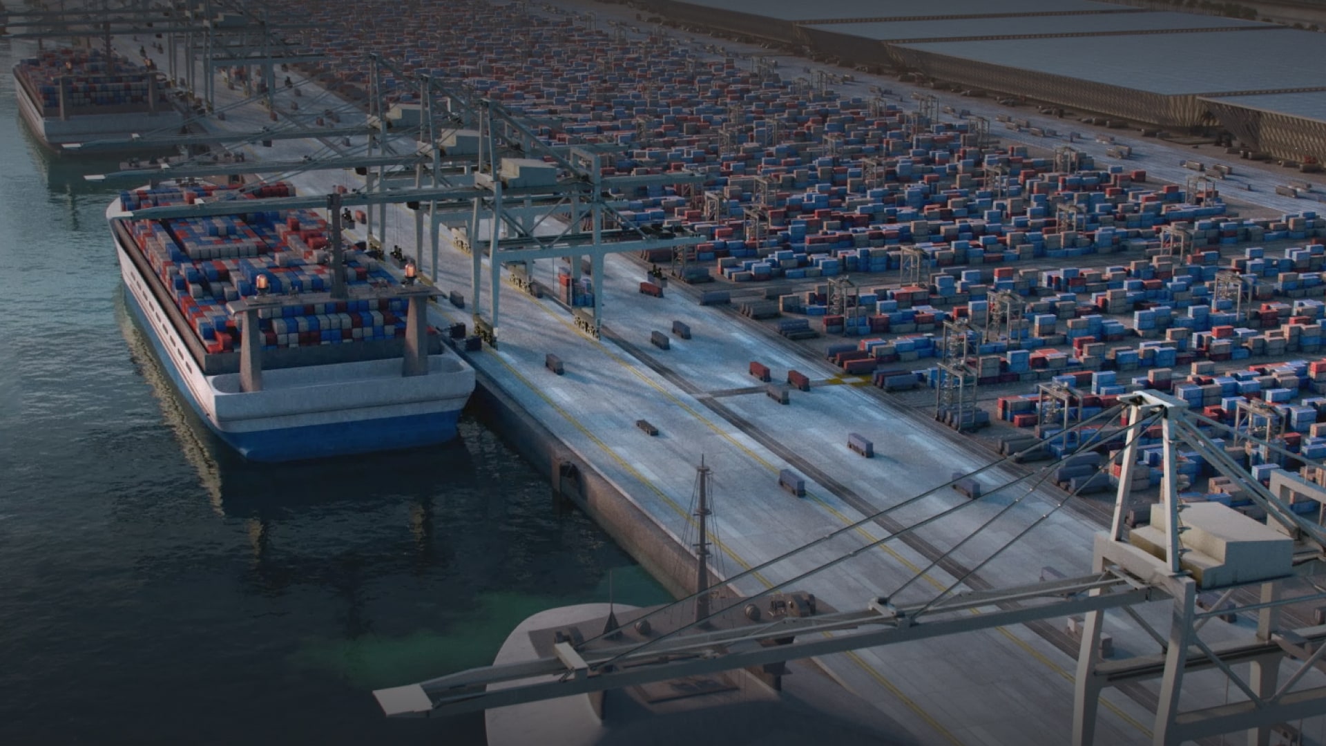 ميناء نيوم في أوكساچون: ميناء من الجيل التالي مع سلسلة توريد متكاملة