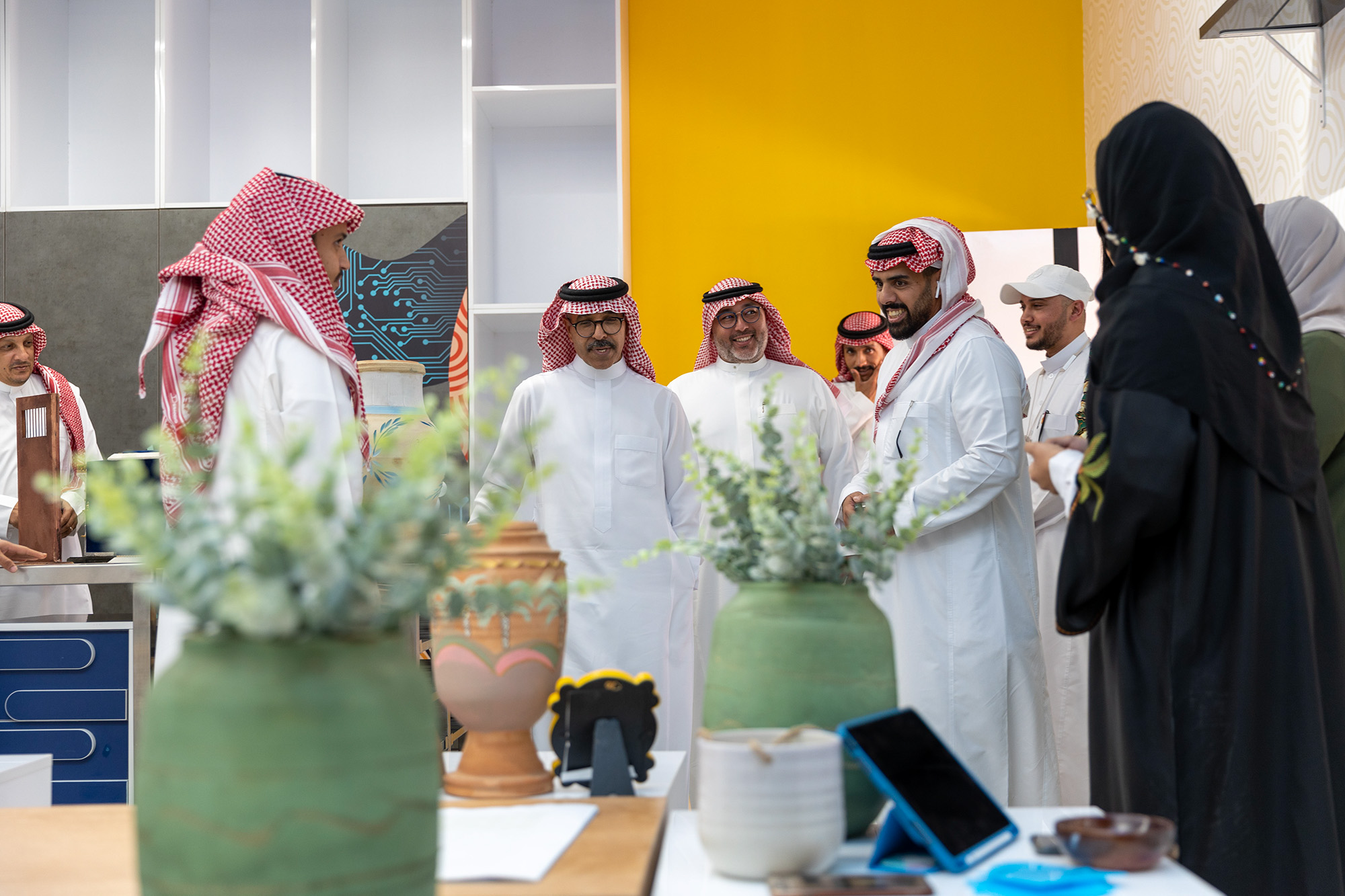 A group of NEOM employees in a gathering