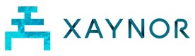 Blaues Xaynor-Logo