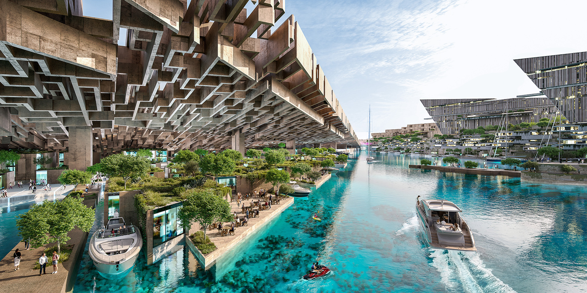 مرسى جاومور عند غروب الشمس: مجتمع سكني حصري