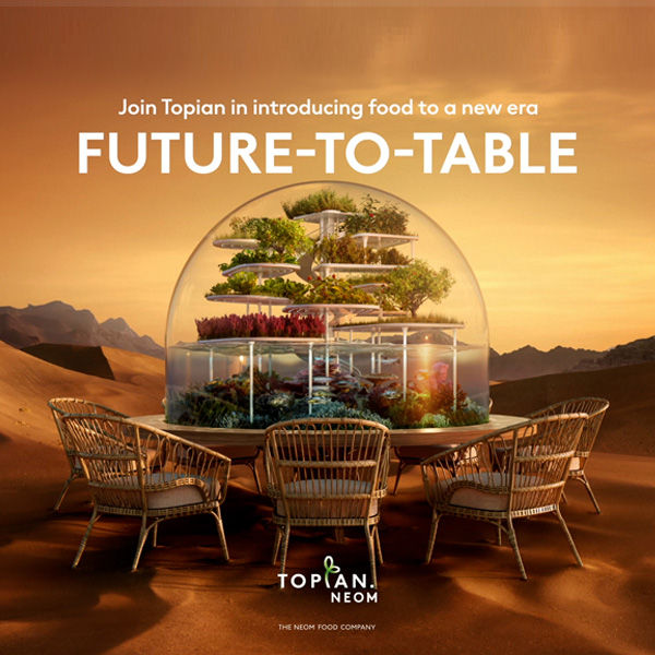 Join Topian in introducing food to a new era