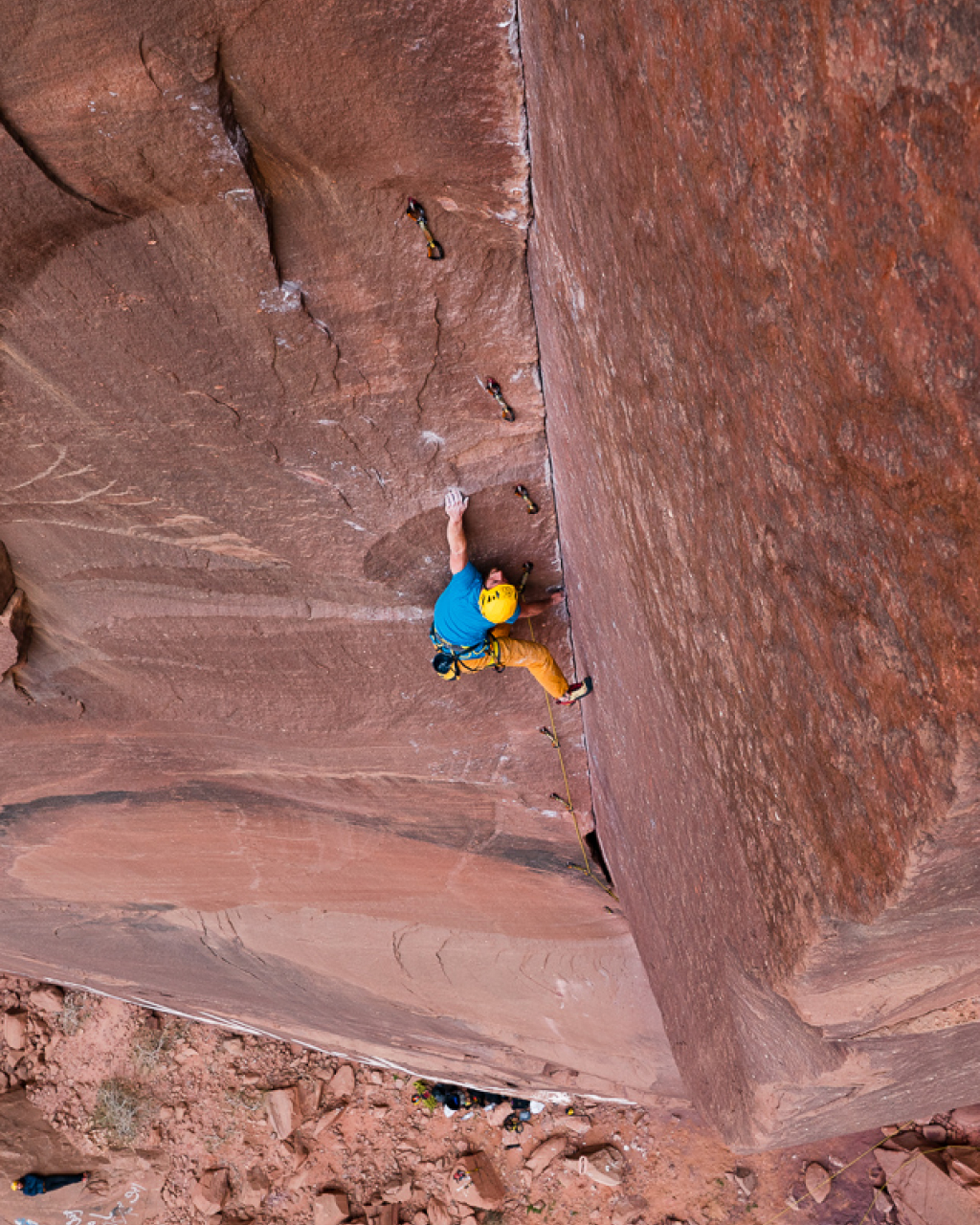 rock climbing